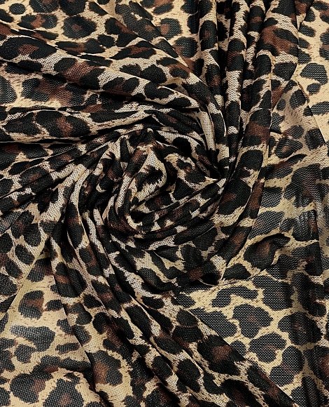 Сетка принт лео корич\шоколад